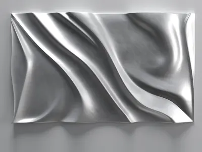 Wavy frame 3D model