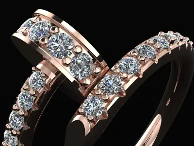 Juste un Clou hoop earring 3d printing model 3D print model