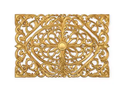 Classic decor ornament carved 57 3D model