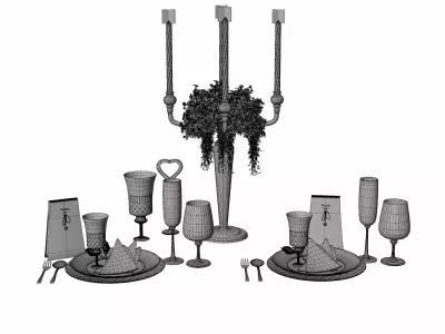 tableware-set 3D model