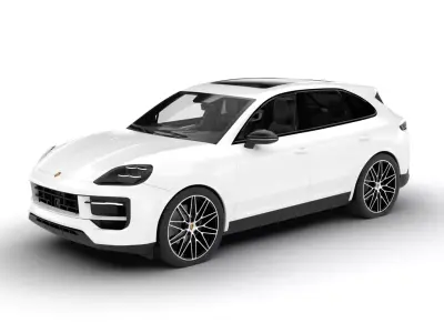 Porsche Cayenne Black Edition 2025 3d model 3D model