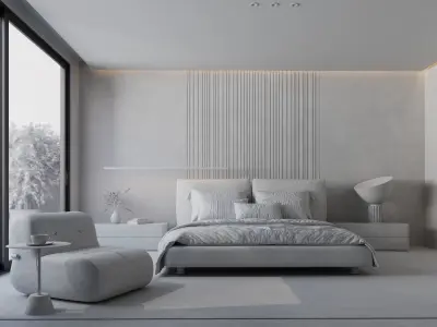 Modern Bedroom  3D model