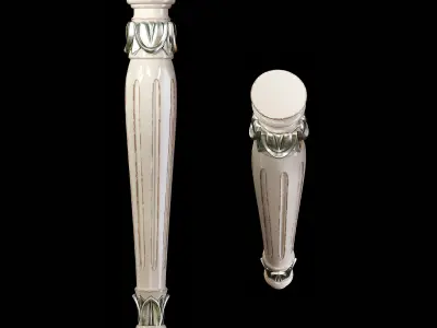 Classic leg 001 3D model