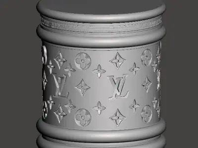  LV CANNE CANDLE MOLD 3D print model