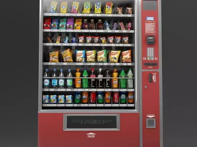 Vending machine 3D model