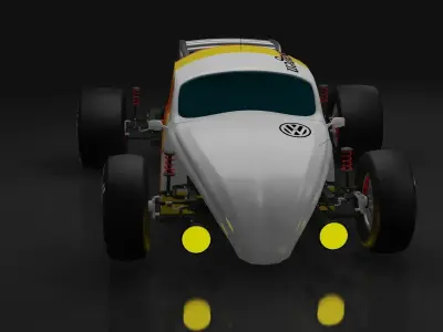 Volkswagen beetle concept 3D model