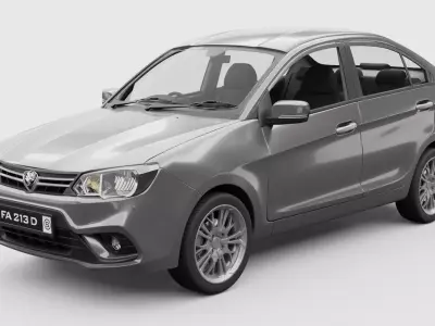 Proton Saga G3 2016 3D model