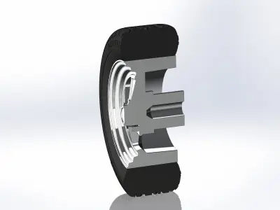 Custom wheels Legendary Wheels LW70 for your scale model 3D print model