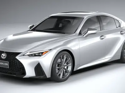Lexus IS F-Sport 2021 3D model
