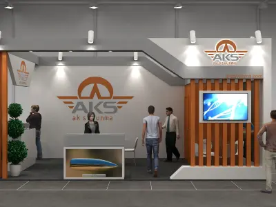 Stand Exhibition 3D model