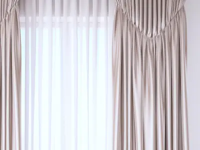 Set 103 Curtains 3D model