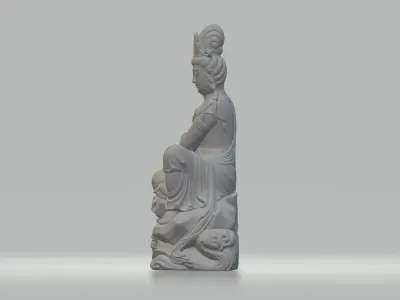 Guanyin Bodhisattva Buddha Statue  3D print model order