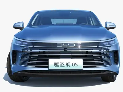 2024 BYD King DM-i With interior 3D model