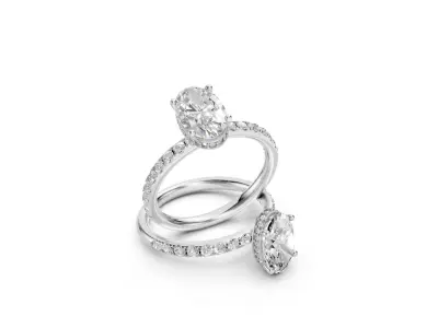 Citrine Luxury Gem Set Ring   CJR 003 3D print model