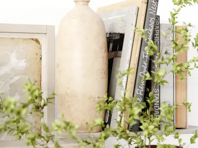 Decorative Set 156 Low-poly 3D model