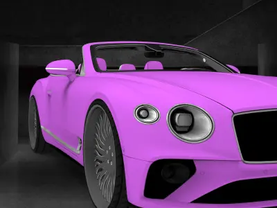 Bentley Continental GT 3D model by PIXELCRAZE