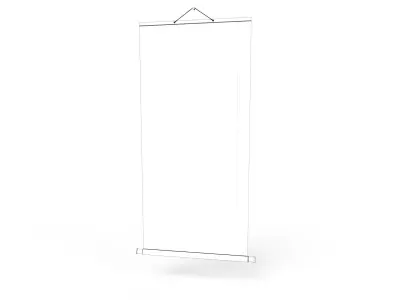 Hanging scroll 02 3D print model