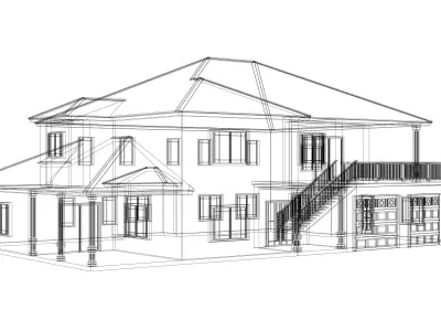 Contemporary House 32 -Archimple LLC 3D model