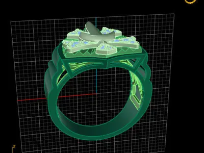 Warrior ring 3D print model purchase