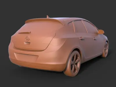 Opel Astra 3D print model