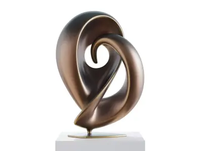 Abstract sculpture by Trevor Askin 3D model