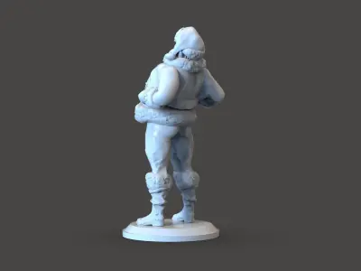 Santa Claus figurine 3D print model