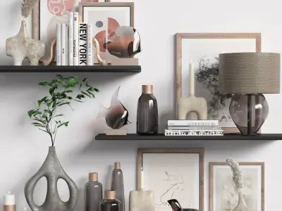 decorative  set  012 3D model