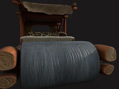 Tronco movil the Flintstones 3D model