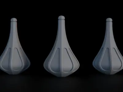 Vampire Vase PBR 3D Model Low-poly 3D model