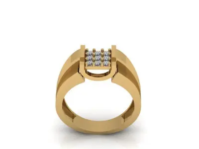 man ring 3D print model