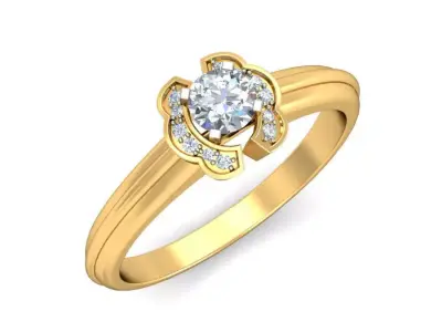 elegant luxury ring 3D print model get