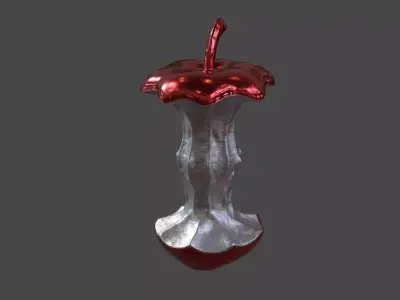 Sweet Apple Modern Sculpture 3D model