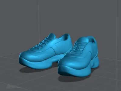 sneakers shoes  3D print model