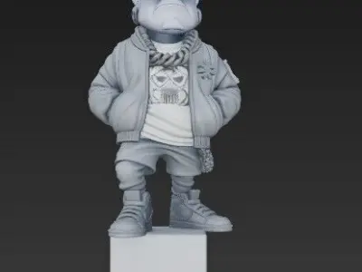Printable Hip Hop Guru 3D model