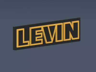 Toyota Levin Badge 3D print model