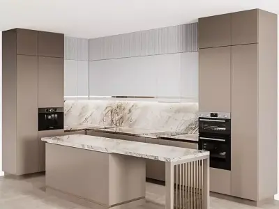 Modern kitchen 3D model shop