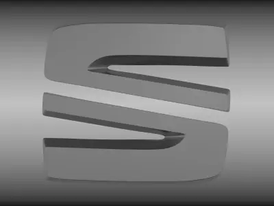 Seat logo 3D model