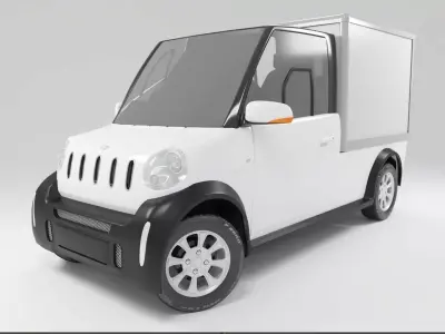 ARI-458 Box Electric Micro Truck 3D model