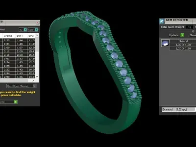 ring code 162 3D print model