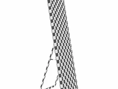 Loeffler Modern - Contemporary Full Length Mirror 3D model