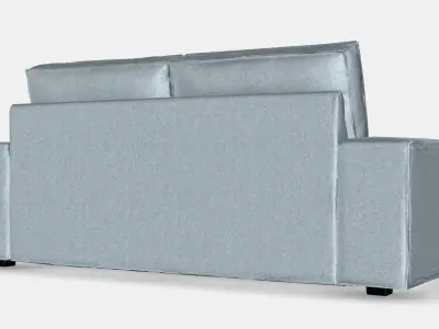 KIVIK Cover two-seat sofa Low-poly 3D model