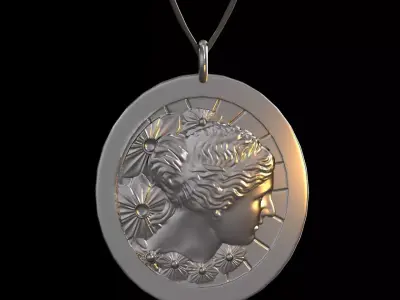 Aphrodite Pendant 3D print model