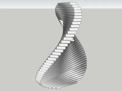 abstract sculpture monument 3D model