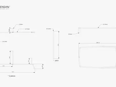 Tiered Serving Stand 3D print model