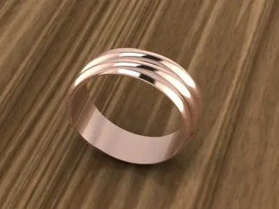 Jewelry Diamond Ring 3D print model