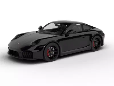 Porsche 911 Carrera 4GTS 2025 3d model 3D model
