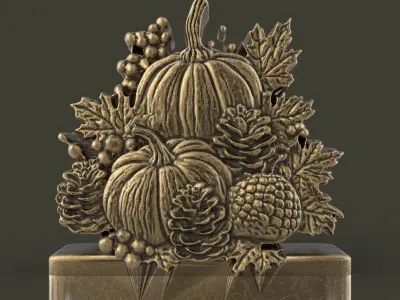 hallowen  pumpkin fruits cnc model   3D print model