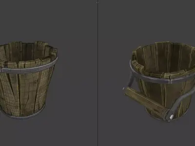 Medieval Props Stylized  3D model