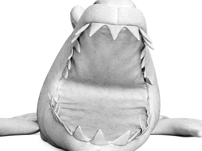 Crocodile Toy From Meri Meri 3D model