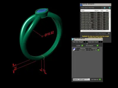 Modern Minimalistic Ring 3D print model purchase